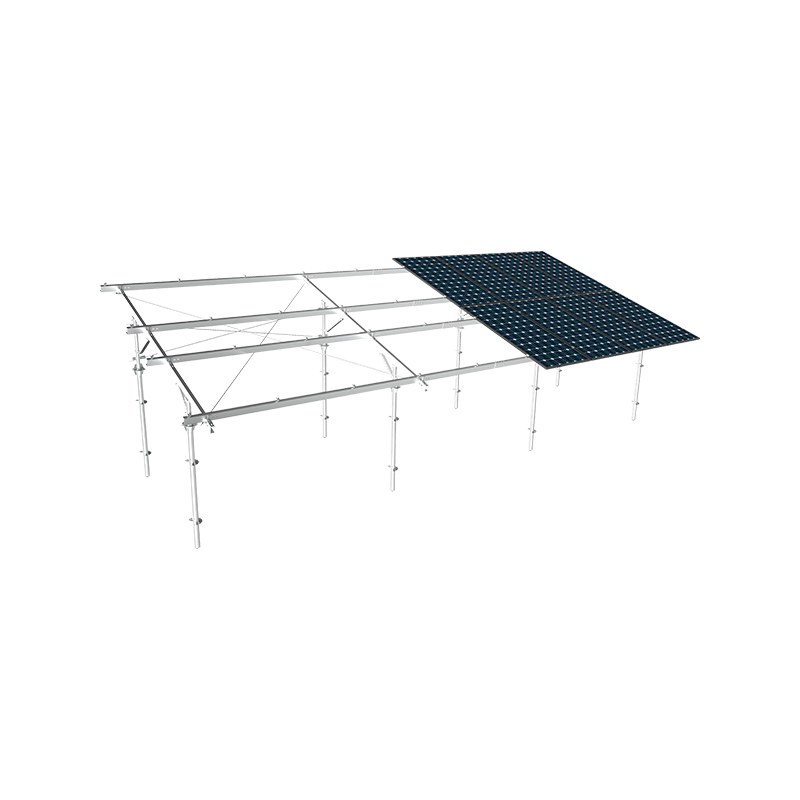 Mezőgazdasági ember-hibrid PV rögzítés